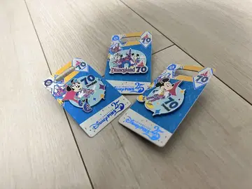 디즈니랜드 캘리포니아 70주년 핀 배지 Disneyland