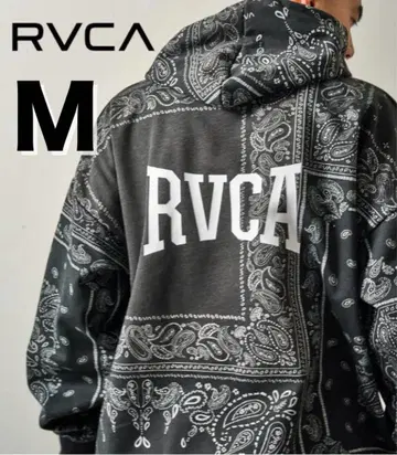 RVCA 미사용 새상품 반다나 패턴 후드티 M 사이즈