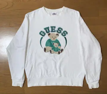 GUESS 게스 GO BEAR CHARLIE 고 베어 맨투맨