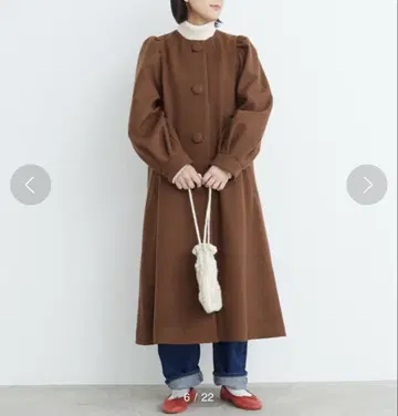 [ Dot & Stripes CHILD WOMAN ] 블랙 롱 코트