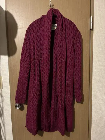 aran crafts 롱 가디건