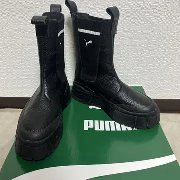 PUMA 사이드 고어 부츠 블랙