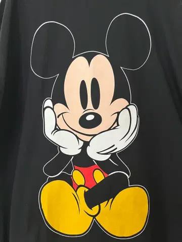 디즈니 빈티지 앉은 미키 T셔츠 데드스탁 택 포함