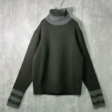 archive TORNADO MART grunge knit turtle
