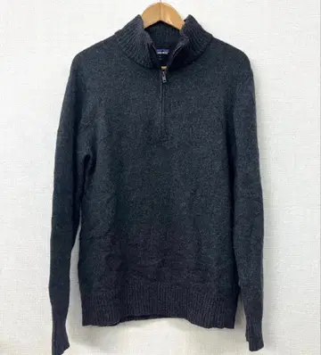 patagonia 하이넥 지퍼 스웨터 M 다크 그레이