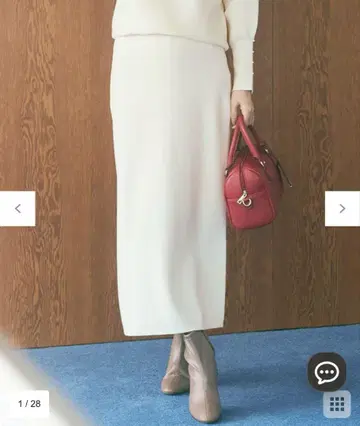 [세탁 가능 셋업 가능] 안티필링 총알 니트 스커트