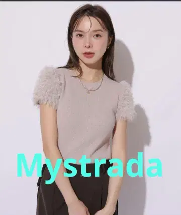 [ 인기 상품 ] 퍼 슬리브 니트 [ Mystrada ]