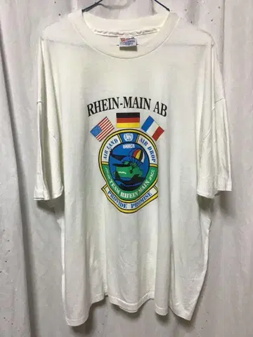 RHEIN-MAIN AB 티셔츠 화이트