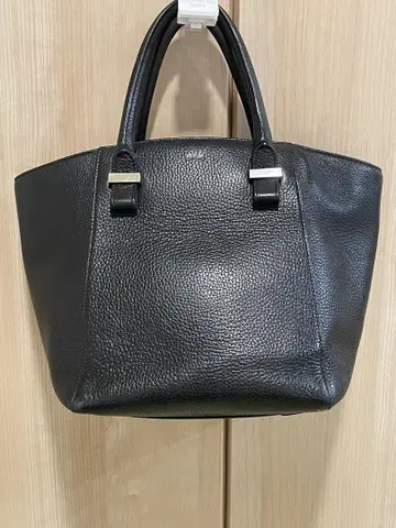 [ BELLMER ] 블랙 가죽 토트백