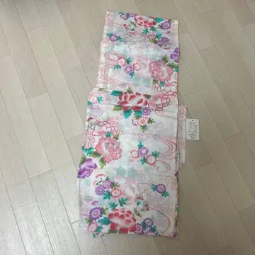 꽃무늬 면 100% 유카타