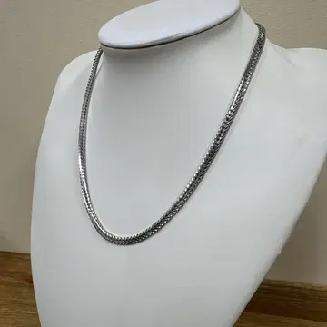 실버 꼬임 목걸이