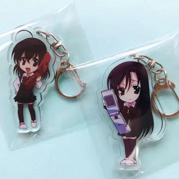 새상품 School Days 사이온지 세카이 카츠라 코토노하 아크릴 키링