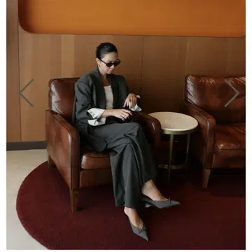 미사용 새상품 room306 CONTEMPORARY 라인 와이드 팬츠