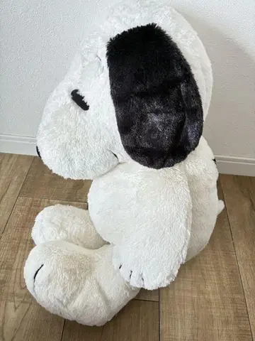 스누피 봉제 인형 빅 사이즈 빨간색 목걸이 포함