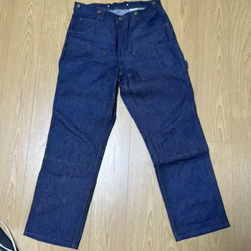 미중고 KEY 키 더블니 페인터 팬츠 W34 L30 인디고