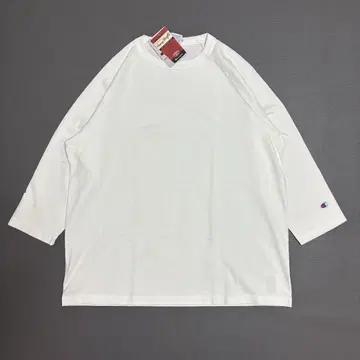 새상품 Champion T1011 래글런 7부 소매 T셔츠