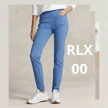 RLX 랄프 로렌 슬림핏 스트레치 팬츠 꽃무늬 골프웨어