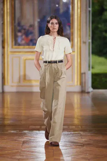 AURALEE 25SS 치노 원턱 팬츠