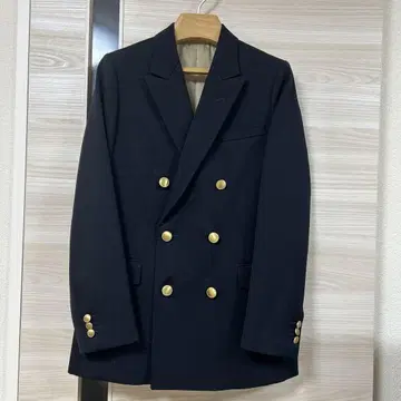 네이비 테일러드 자켓