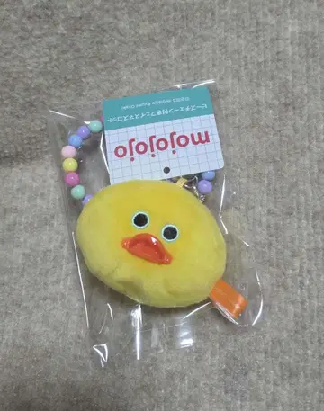 mojojojo 비즈 체인 달린 페이스 마스코트 병아리