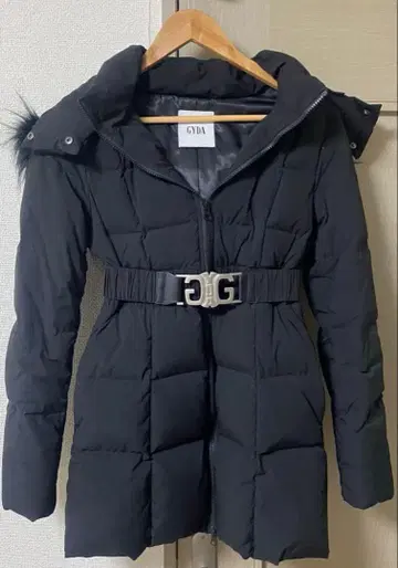GYDA 다운 롱 코트 블랙