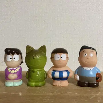 도라에몽 손가락 인형 피규어 4체 세트