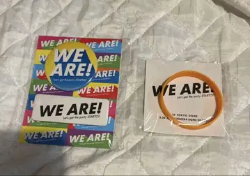 WE ARE! 러버 밴드 캔뱃지 TOKYO DOME 2023