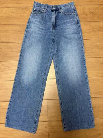 UNIQLO 와이드 스트레이트 청바지