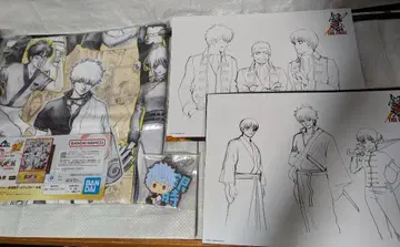 제일복권 은혼 A상 비주얼 타월 특전 원화 만담가 신선조