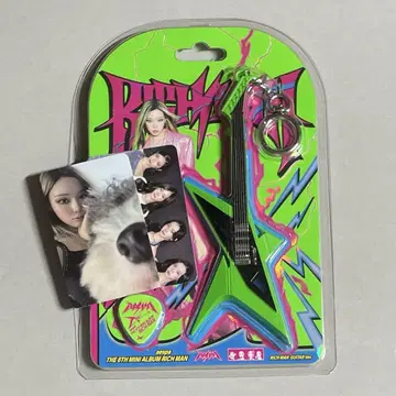 aespa RICH MAN guitar 윈터 앨범 트레이딩 카드
