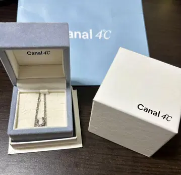 Canal 4C 실버 목걸이 오리지널 박스 포함