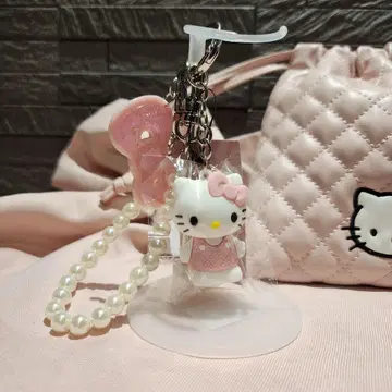 로리즈팜 헬로키티 퀼팅 키링