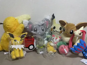 [ 미사용 새상품 ] 포켓몬 봉제 인형 + 곤충 채집통 12점