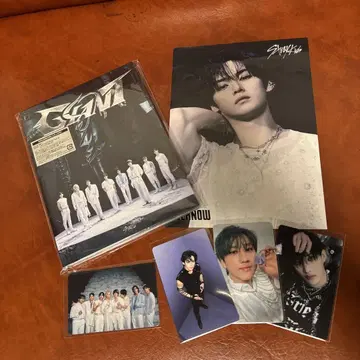 stray kids giant 최초 한정 B 트레이딩 카드 플라이어