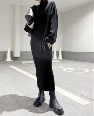 L'Appartement Mockneck Knit Onepiece