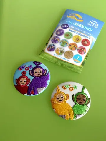 텔레토비즈 자수 캔뱃지 팅키윙키 딥시 라라 포