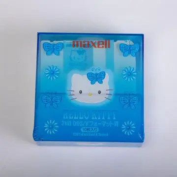 레어 레트로 maxell HELLO KITTY 2HD DOS/V 키티