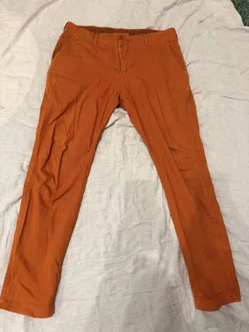 Men's Bigi 오렌지 슬림핏 팬츠 04