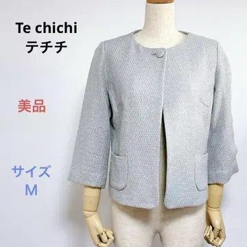 새상품급 Te chichi 테치치 긴팔 노카라 자켓 사이즈 M