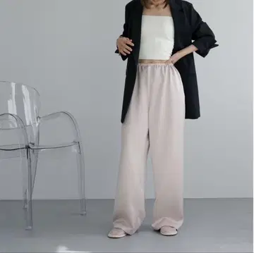 roughlow OTONA SATIN PANTS