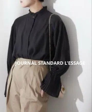 JOURNAL STANDARD L'ESSAGE 소프트 시어 플리츠 셔츠