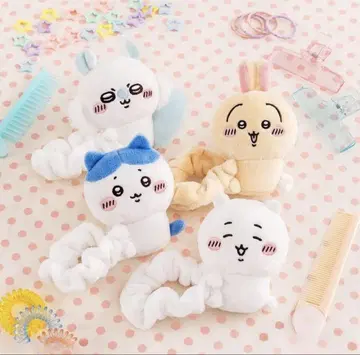 치이카와(먼작귀) 스크런치 컴플리트 봉제 인형 헤어 액세서리 묶음 판매