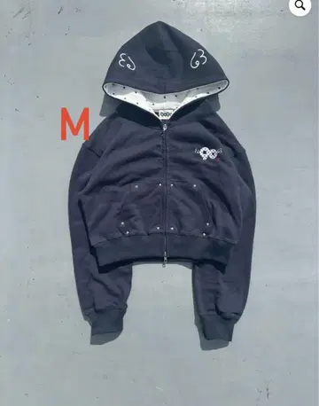 90 Logo Dot Zip Hoodie