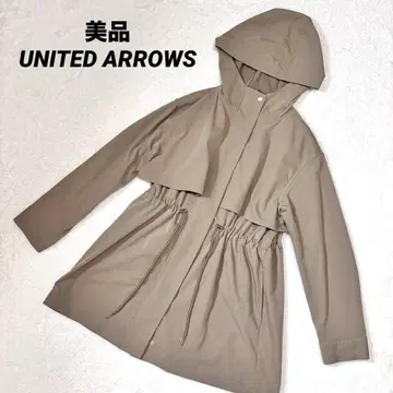 새상품급 UNITED ARROWS 드로스트 마운틴 후드티 베이지 M