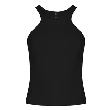 BOHEMSEO RIBBED SLIT TANKTOP