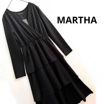 [ 택 포함 새상품 ] MARTHA 마사 카슈쿨 티어드 롱 원피스 M