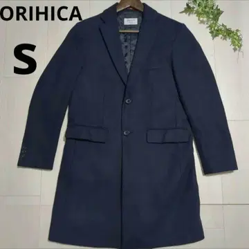 남성용 체스터 코트 네이비 ORIHICA S 사이즈