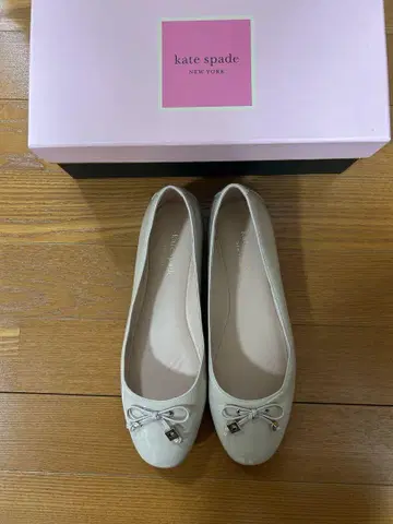 케이트 스페이드 베이지 발레 슈즈