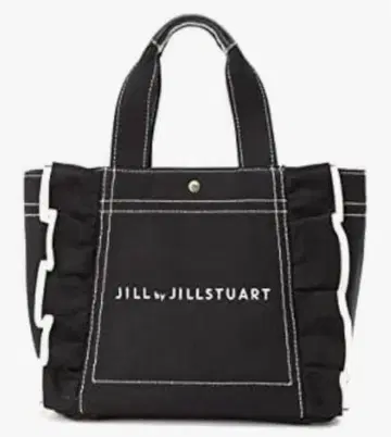 [새상품급] JILL by JILLSTUART 블랙 토트백 프릴 디자인