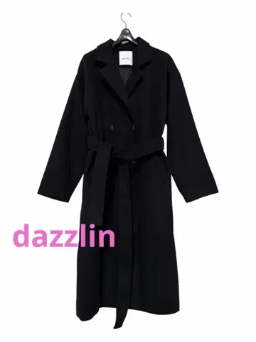 새상품 dazzlin 롱 코트 블랙